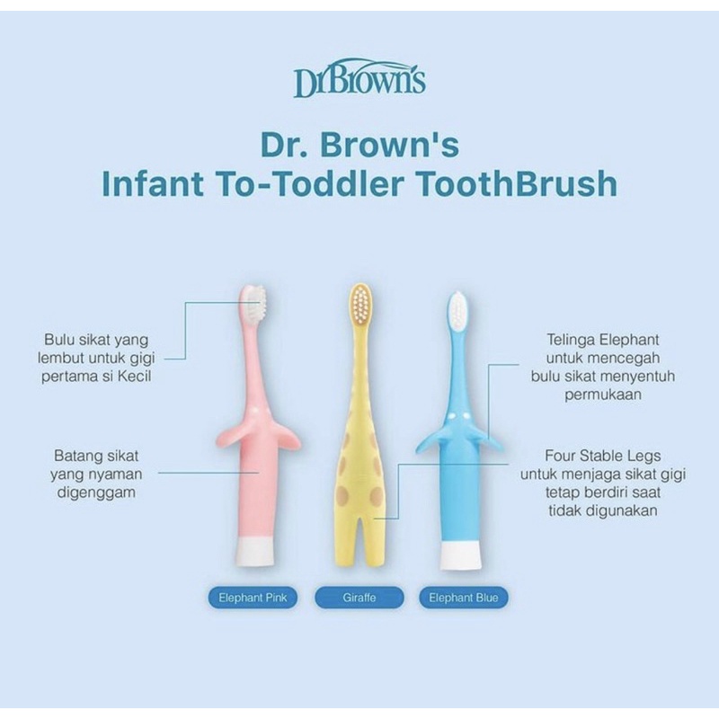 Dr.Brown’s infant-to-toddler toothbrush