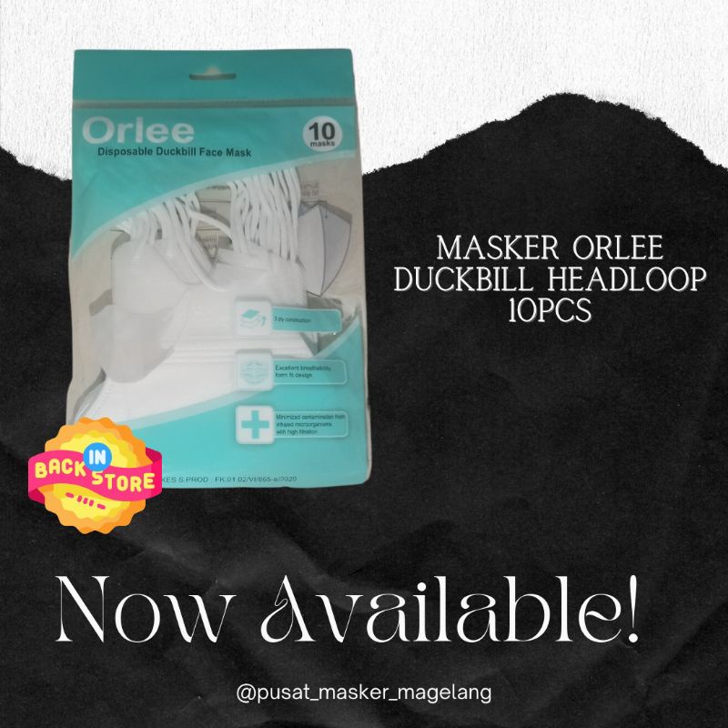 MASKER DUCKBILL ORLEE HIJAB (Berkualitas & Murah)