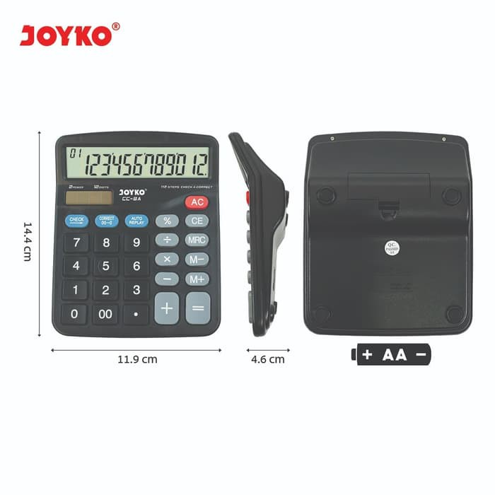 

KALKULATOR DAGANG JOYKO CC-8A Check and Correct Function