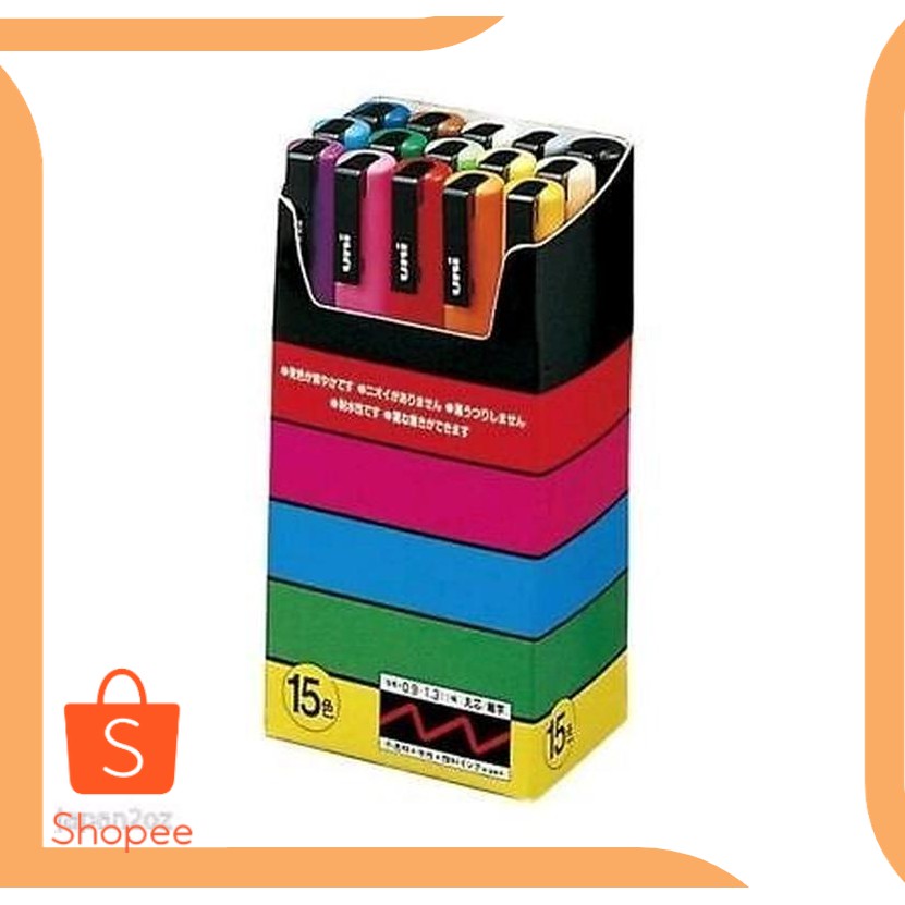 

Dijual tools Uni Posca Paint Marker PC-3M 15 Color Set 20DEZ Murah