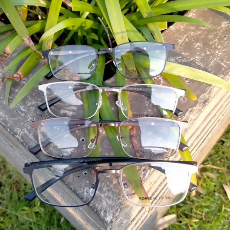 Kacamata fashion PD 9861 wanita / pria / lensa anti radiasi / minus / photocromic / kacamata hitam