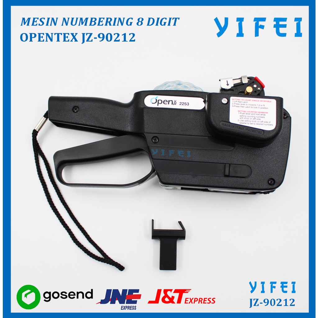 Mesin Numbering Opentex ITALY 2253 YIFEI-90212