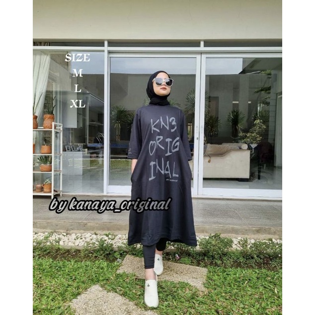 Tunik Geby Terlaris Long Tunik Wanita Remaja Tunik Kombinasi Tunik Jumbo
