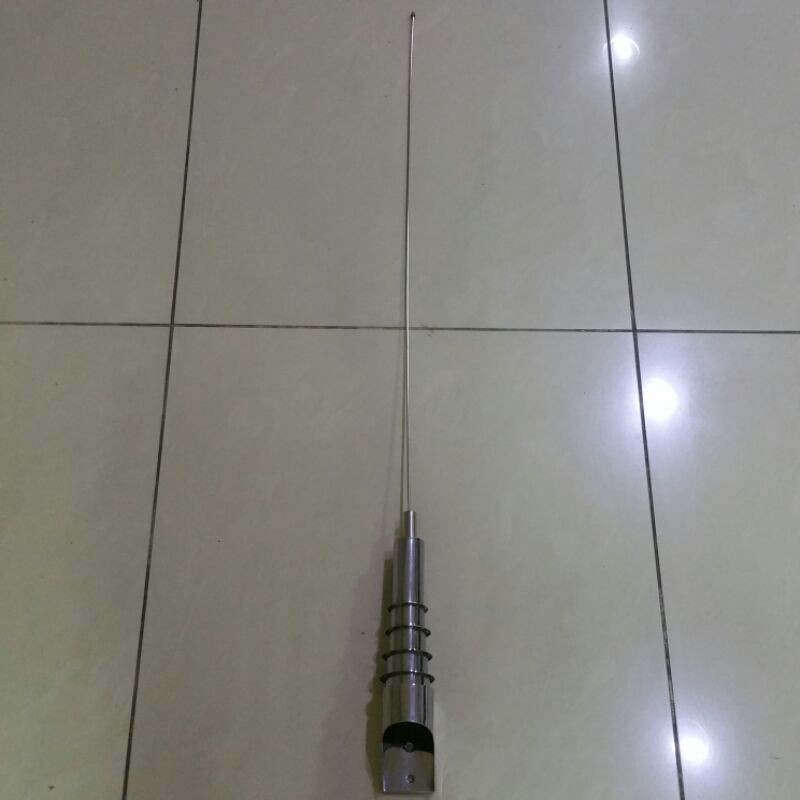 ANTENA ANTENNA MOBIL MOTOR UNIVERSAL JEEP KAP MESIN / BAGASI BELAKANG STENLIS CHROME