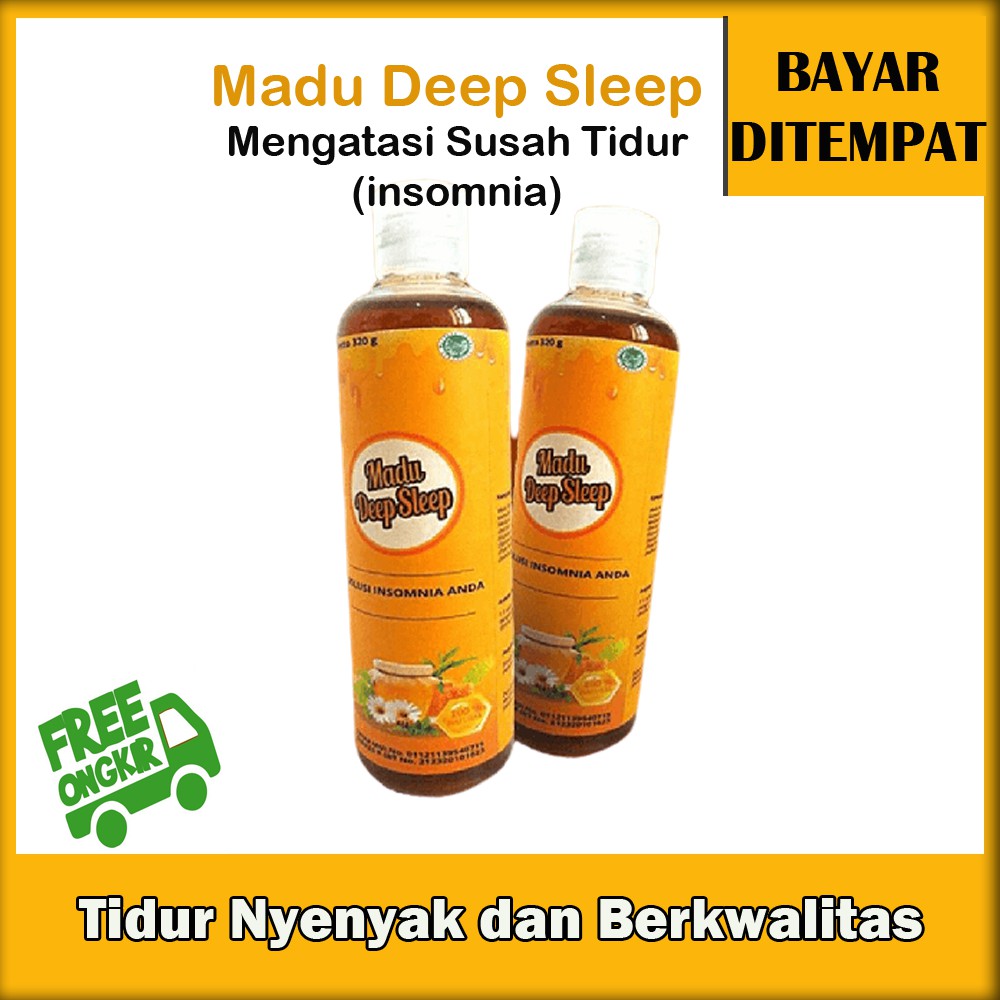 Madu Deep Sleep Herbal Insomnia Obat Insomnia Paling Ampuh Susah Tidur Cair BPOM