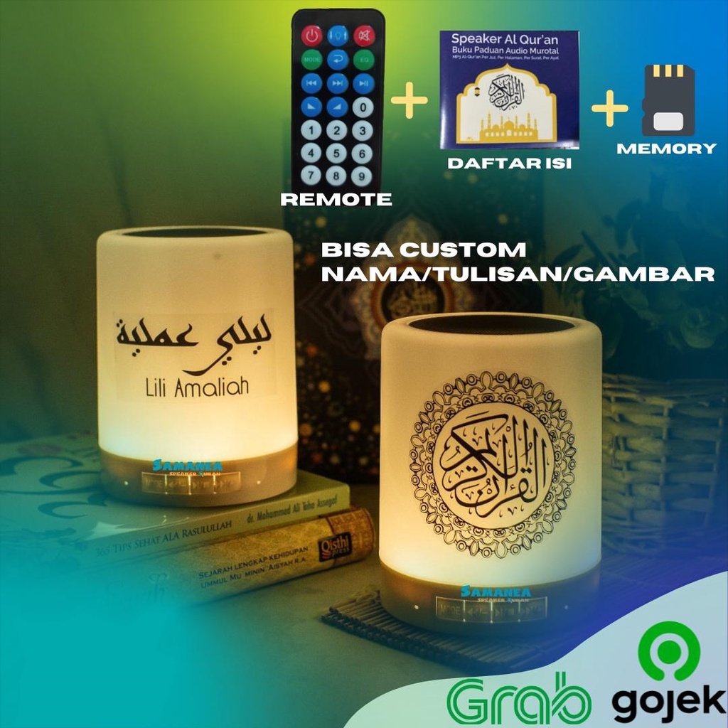 Speaker Alquran 30 Juz Murotal Speaker Qur an 30 Juz Alquran Anak Quran Lampu Led 16 gb COD