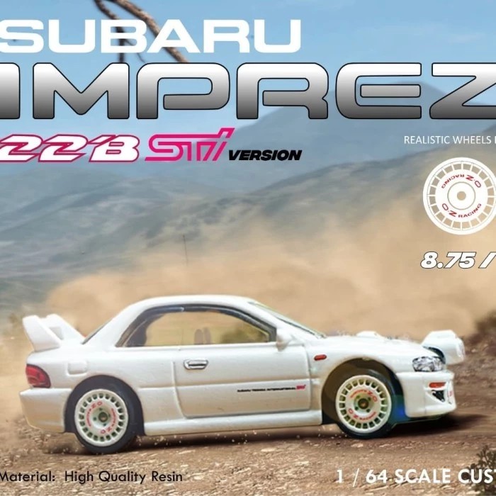 Ban Karet diecast Sakura Model OZ Rally tampo OZ Racing