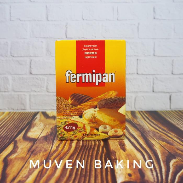 

Ragi Kering Fermipan 4 X 11 Gr / Instant Dry Yeast Roti Donut Donat