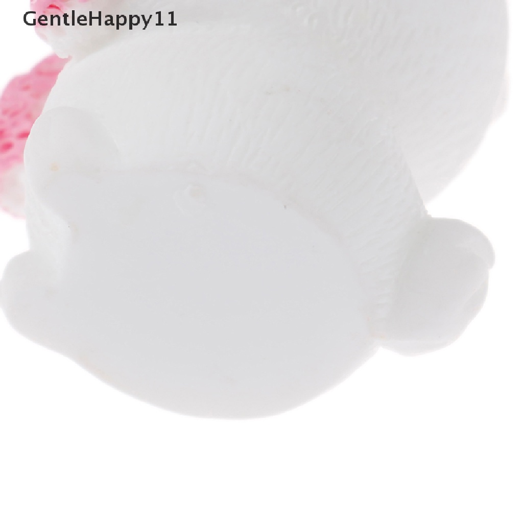 Gentlehappy Miniatur Kelinci Bahan Resin Untuk Dekorasi Taman