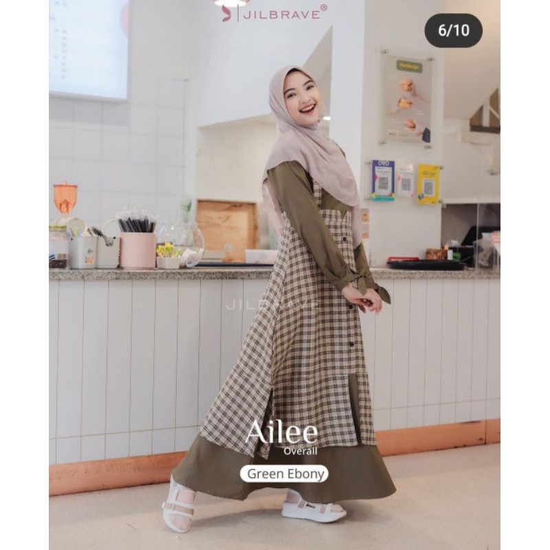 Ailee overall by Jilbrave size M green ebony