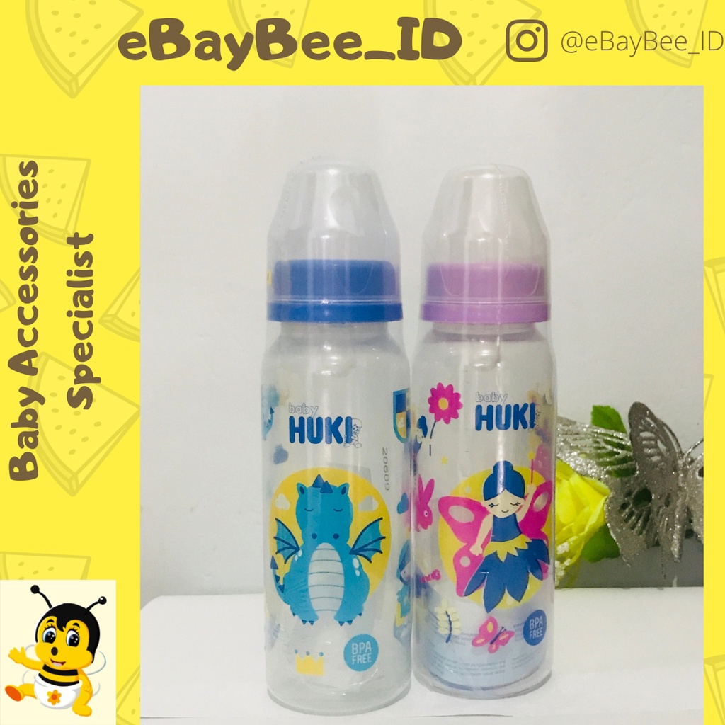 eBayBee_ID botol susu bayi BABY HUKI animal series reguler | Baby HUKI dot reguler 60 ML 120 ML 240 ML