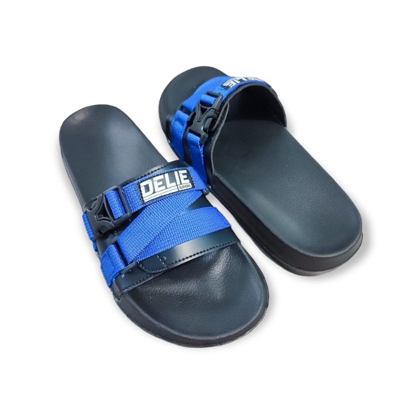 Sandal Slide Pria Casual kualitas premium delie sandal