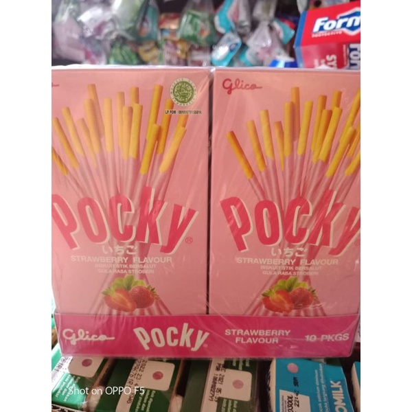 Gliko Pocky Biskuit Stik Chocolate/Strawbery 47gr