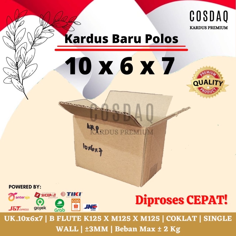

DUS KARDUS PACKING 10x6x7 cm KARDUS BARU POLOS KUAT KARTON BOX MURAH 10 x 6 x 7 cm
