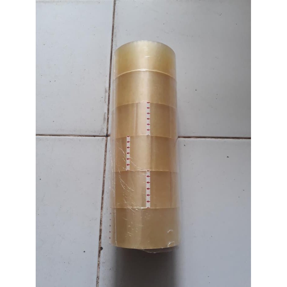 

LAKBAN BENING KUAT REKAT TEBAL 48 MM 72 YARD - MURAH BAGUS ISI 6 ROLL