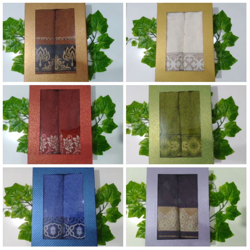 

HAMPERS HANDUK FREE BORDIR couple wedding seserahan kado gift
