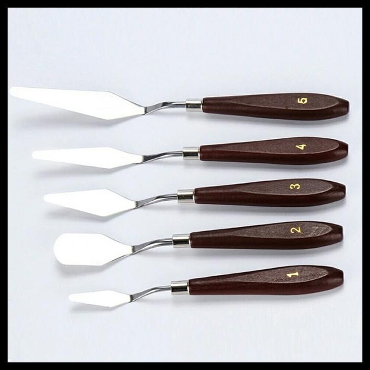 

BISA COD PAINTING KNIFE SET. 5 PCS. / PISAU PALET. / PISAU LUKIS. TERBAIK 11