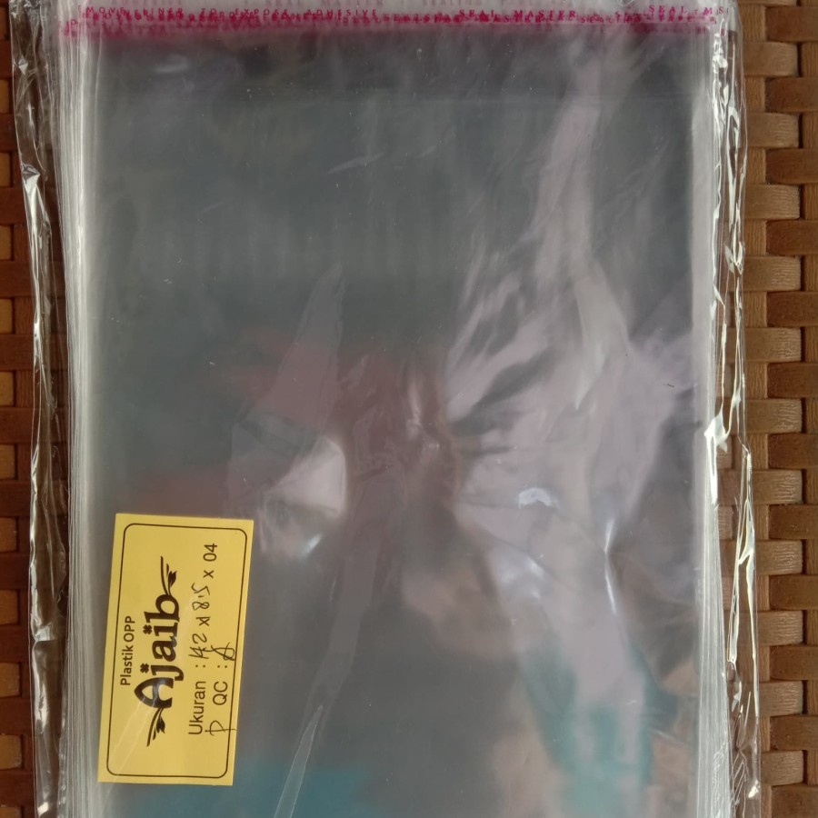 plastik opp/plastik masker/opp roti14.2x18.5x04@100pcs