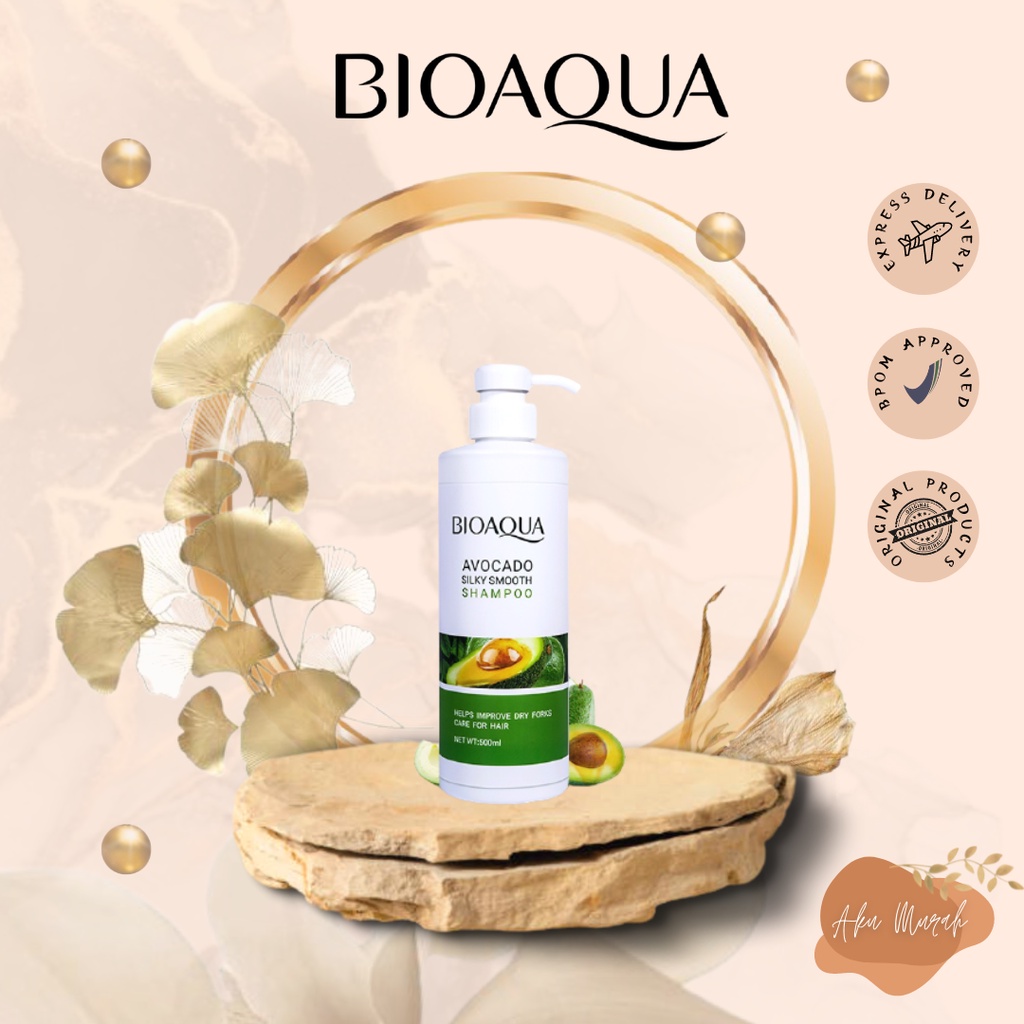 ✨ AKU MURAH ✨Bioaqua Avocado Moisturizing Shower Gel 500ml / Sabun Mandi