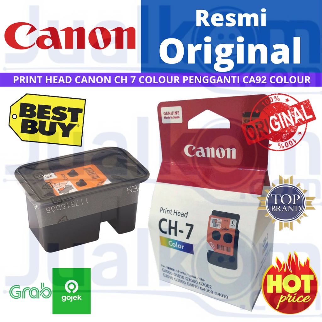 Print Head Cartridge Canon CH 7 Colour Pengganti CA92