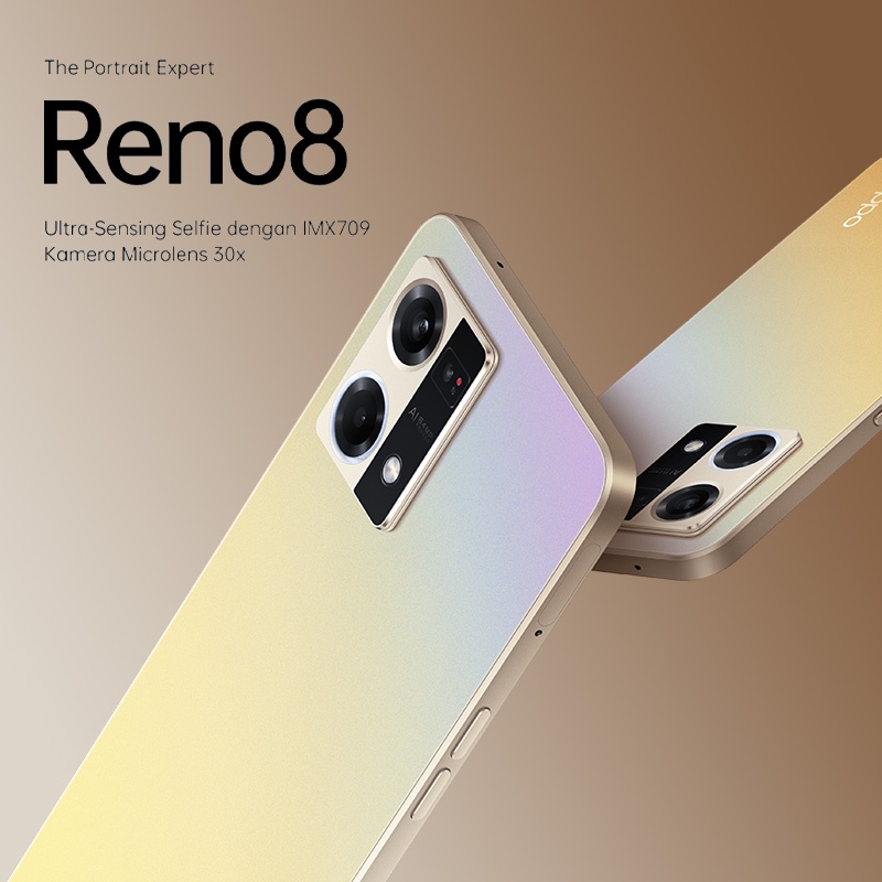 OPPO Reno8 4G 8GB 256GB Ultra Sensing Selfie with Sony IMX709 33W SUPERVOOC Charging Ultra slim OPPO Glow Design with Orbit Ligh