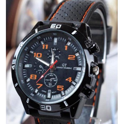 ✅COD [BBS] GT-100 Jam Tangan Pria Sport Korea Quartz