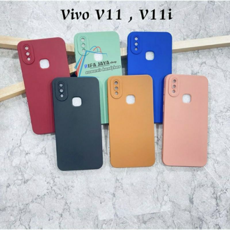 SOFTCASE casing silikon PRO CAMERA  VIVO V11 / V11 i PRO CAMERA MACARON