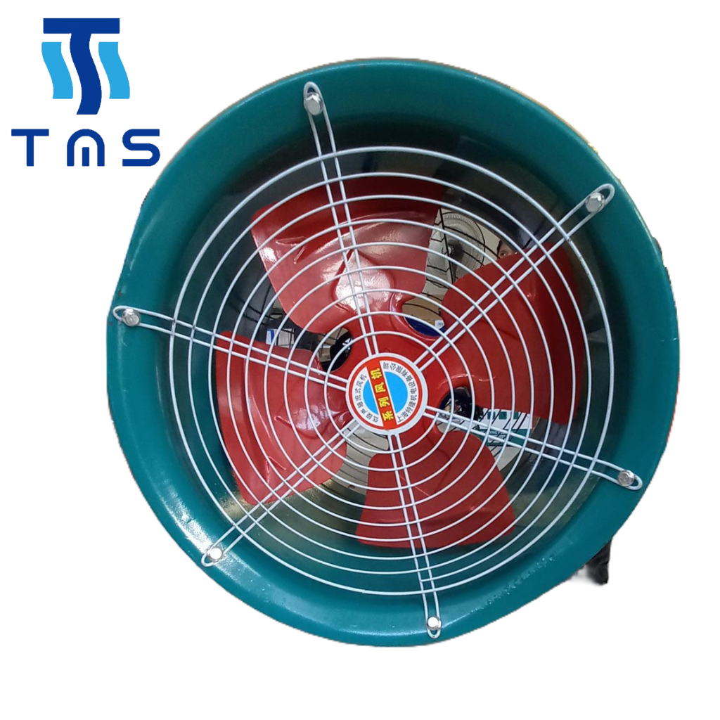 Blower Angin Exhaust Fan 14inch Fan Aksial Kipas Angin Aliran Aksial 370WATT Kipas