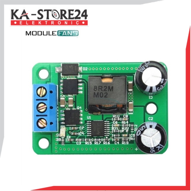 5V 5A dari 12-24V DC Stepdown Buck Converter Power Supply 5V 5 Ampere