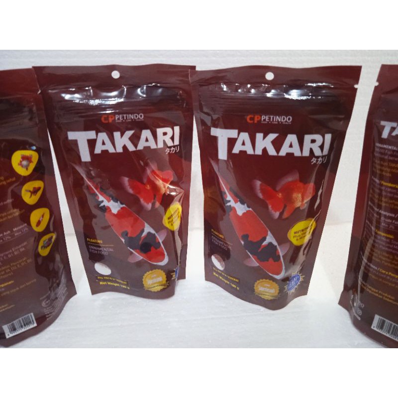 TAKARI RED &amp; MIX BLUE FLOATING/PELET IKAN BERVITAMIN 100gr