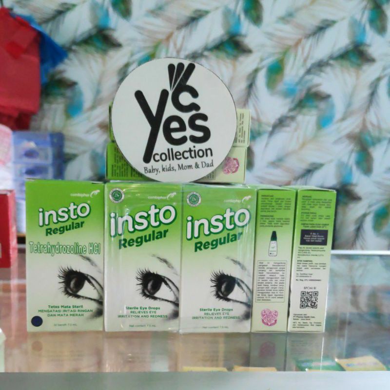 insto regular reguler Dry Eyes Cool obat tetes mata steril 7.5 ml eye drops mengatasi irritasi ringan mata merah