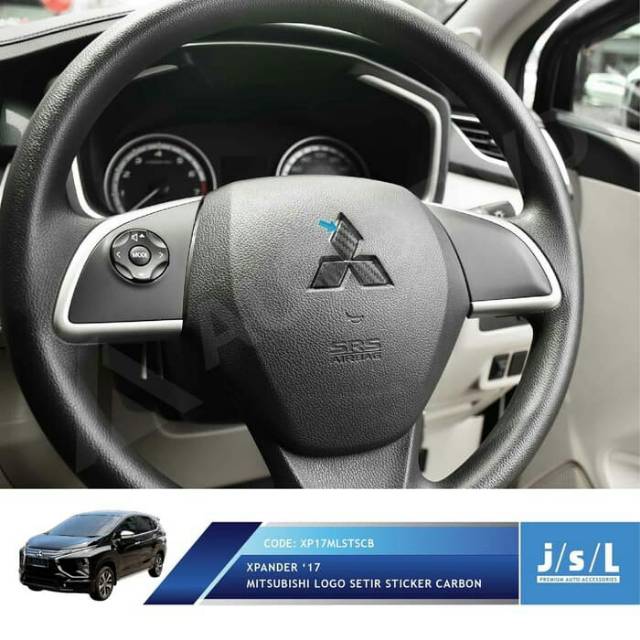 STIKER LOGO SETIR STIR MOBIL XPANDER CARBON