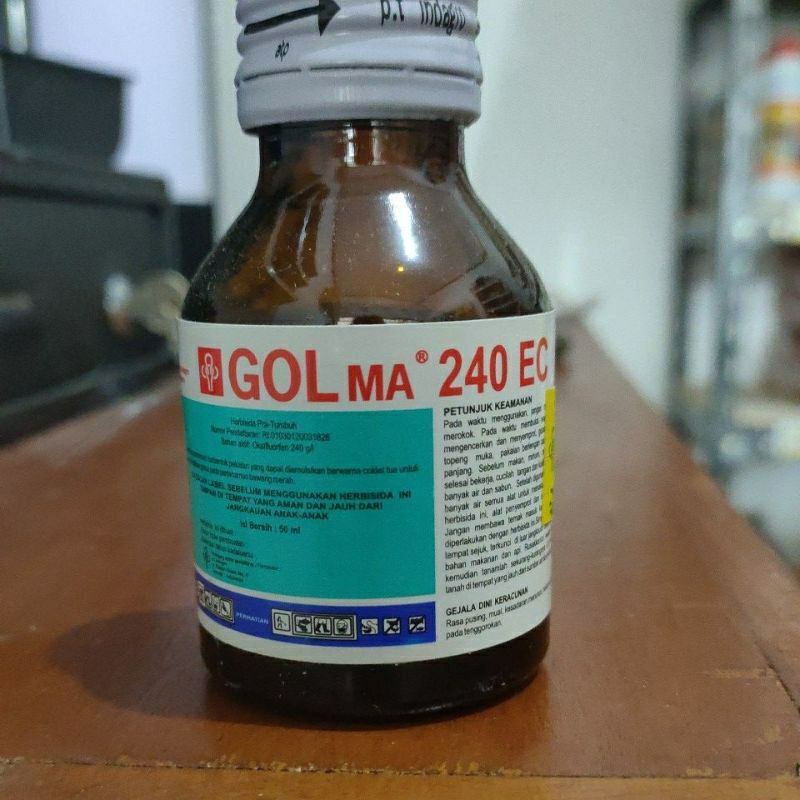 GOLma 240 ec 100ml herbisida pra tumbuh untuk biji rumput agar tidak tumbuh