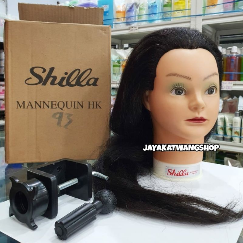 SHILLA Mannequin HK - 93 100% Rambut Asli Original | Manekin | Patung Kepala | Boneka Kepala