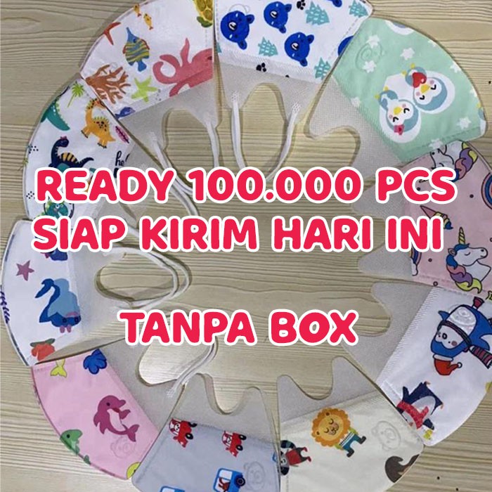 FLASHSALE MASKER ORI SETARA 3M ANAK ANAK 3PLY MASKER ANAK KN95 SURGICAL MASK DUCKBILL PER PCS