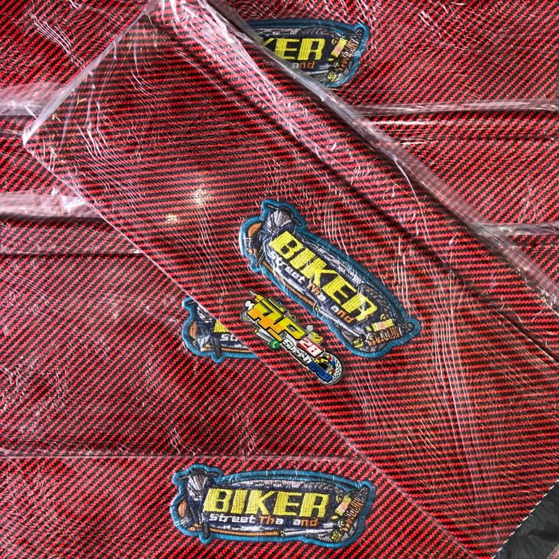 KAIN JOK BIKER /SARUNG JOK KARBON UNIVERSAL/KULIT JOK CARBON BIKER