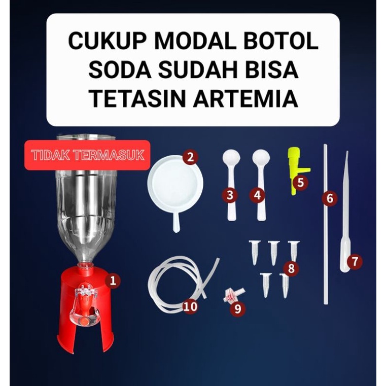 ALAT TETAS ARTEMIA | PAKET KULTUR ARTEMIA