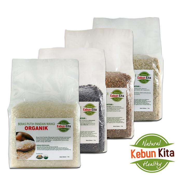 

BERAS- BERAS COKLAT ORGANIK 1KG (ORGANIC BROWN RICE) -UNGGULAN.