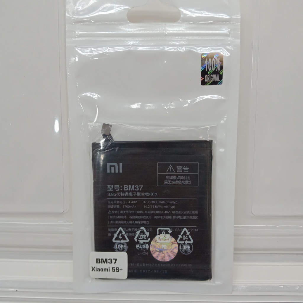 Baterai XIAOMI Mi5S Plus Mi 5S Plus Mi5+ BM37 ORIGINAL 100%