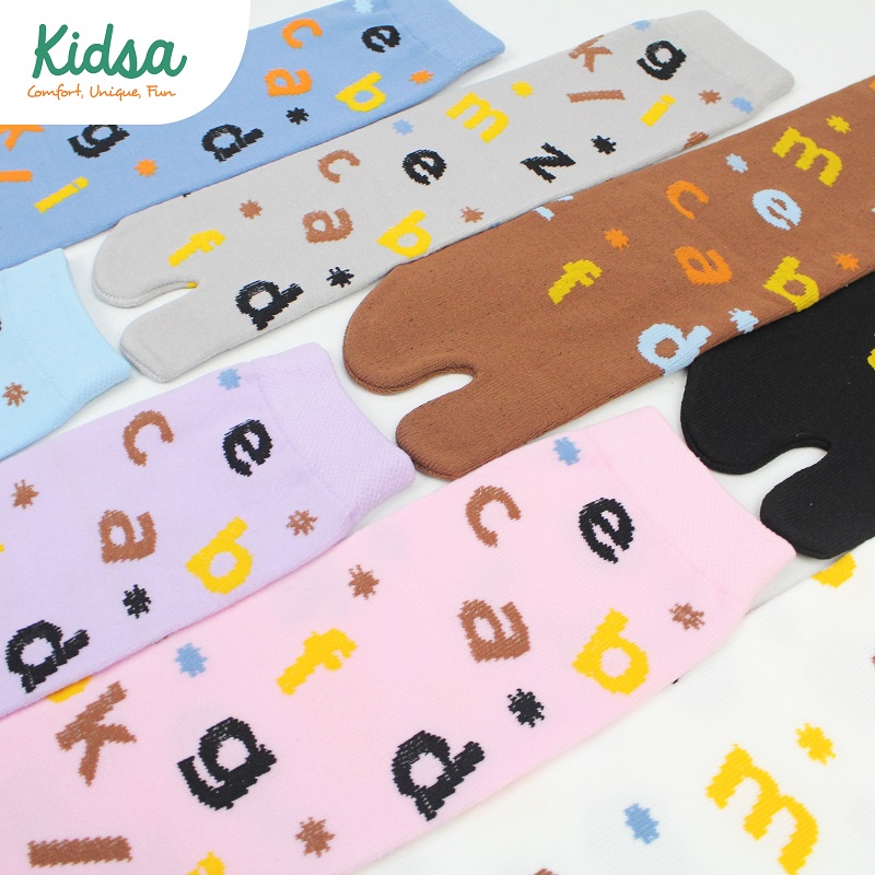 Kaos Kaki Jempol Anak Kanik Kidsa Motif Alphabet by Kanik