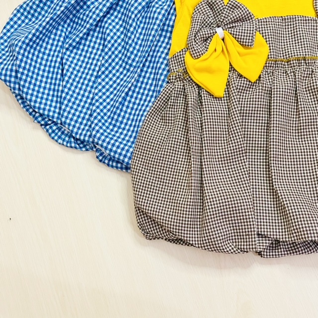 Dress Fashion Anak Rok Kotak Lucu Murah