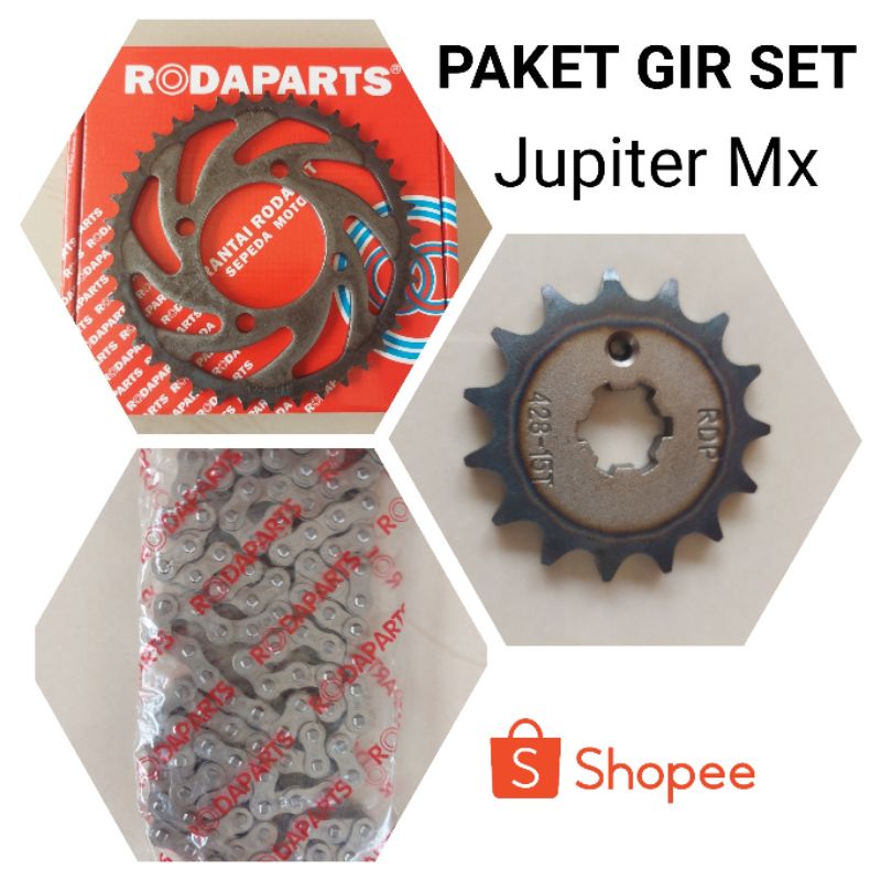 Gir Set Jupiter Mx Sepuh Bakar Gir Rante Gir Paket Jupiter Mx - Rodaparts