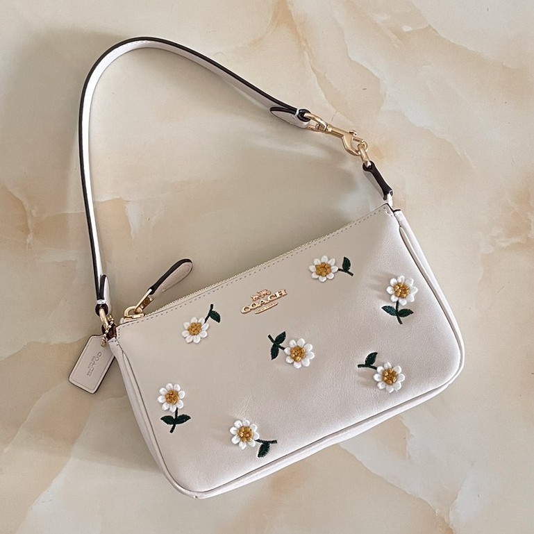 COACH 3356 Mahjong Bag New Fashion Small Daisy Shoulder Bag Messenger Bag Tas Ketiak