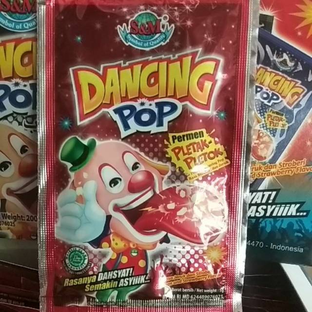 

dancing pop permen pletak - pletok 1sachet