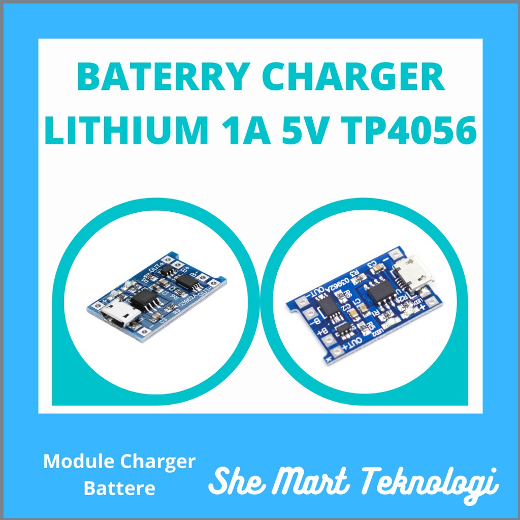 Modul TP4056 Charger Battery Micro USB dengan protector