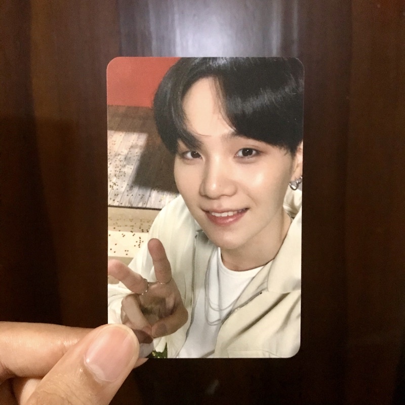 PHOTOCARD PC SUGA YOONGI ALBUM MOTS THE JOURNEY REGULER SELCA
