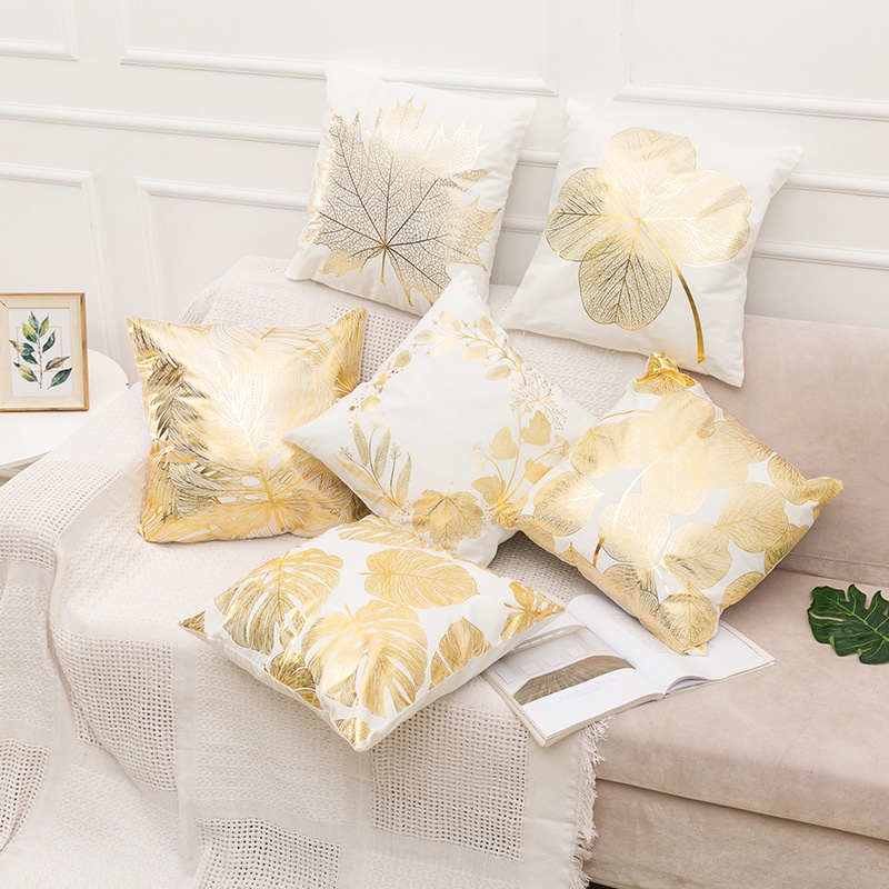 ETFELICEL Gold Series Pillow Cushion Cover / Sarung Bantal Bludru Sofa Kursi Vintage
