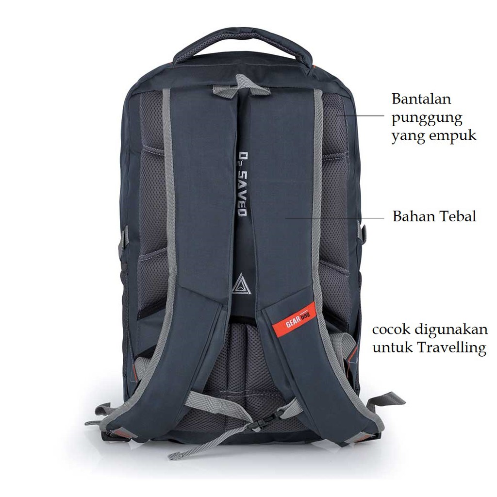 Tas Rasel Backpack Travel Bag Besar Pria 30 Liter For Adventure Travelling Jumbo