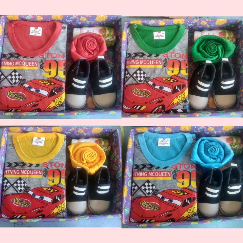Kado bayi baru lahir/parsel sambang bayi - COWOK- ready sesuai gambar.-Cars