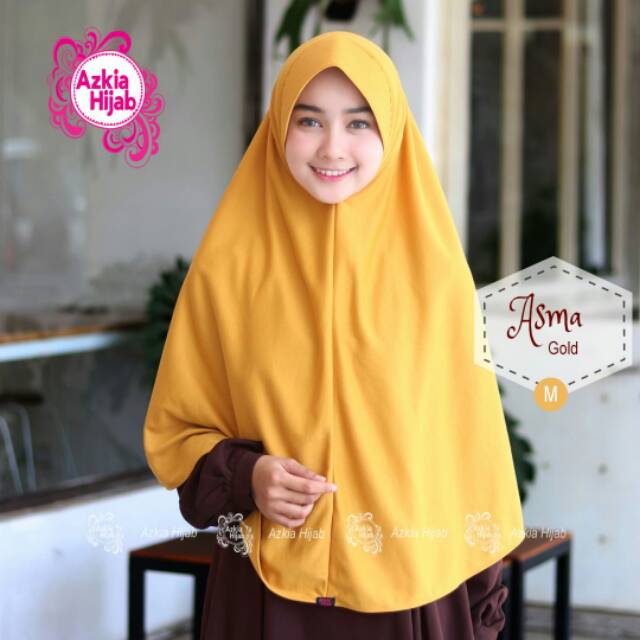 JILBAB ASMA BERGO PET STANDART SIZE XS-S-M WARNA 1-12 BY AZKIA HIJAB